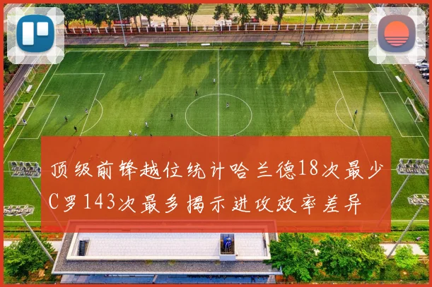 顶级前锋越位统计哈兰德18次最少C罗143次最多揭示进攻效率差异
